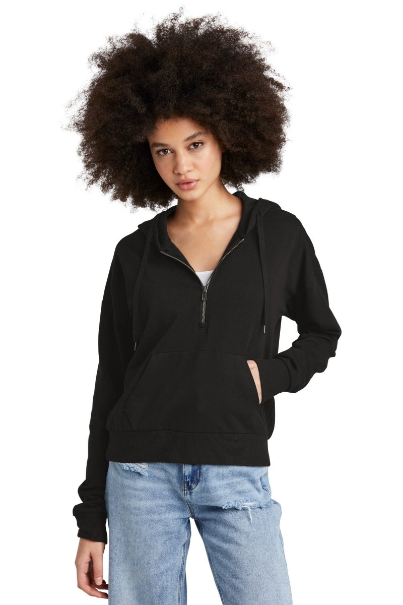 District® Women's Perfect Tri® Fleece 1/2-Zip Pullover DT1311 - uslegacypromotions