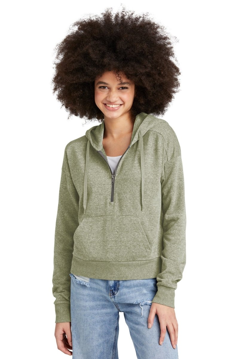 District® Women's Perfect Tri® Fleece 1/2-Zip Pullover DT1311 - uslegacypromotions