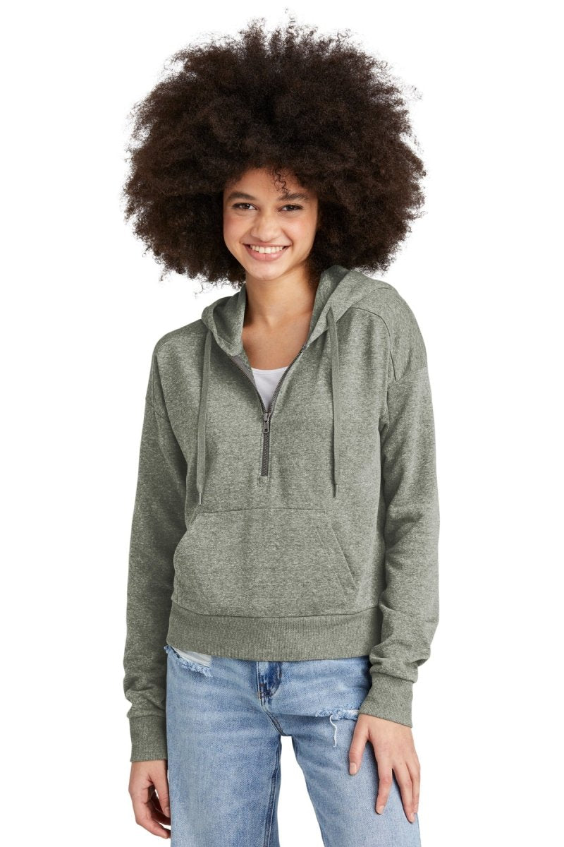 District® Women's Perfect Tri® Fleece 1/2-Zip Pullover DT1311 - uslegacypromotions