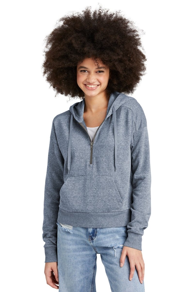 District® Women's Perfect Tri® Fleece 1/2-Zip Pullover DT1311 - uslegacypromotions