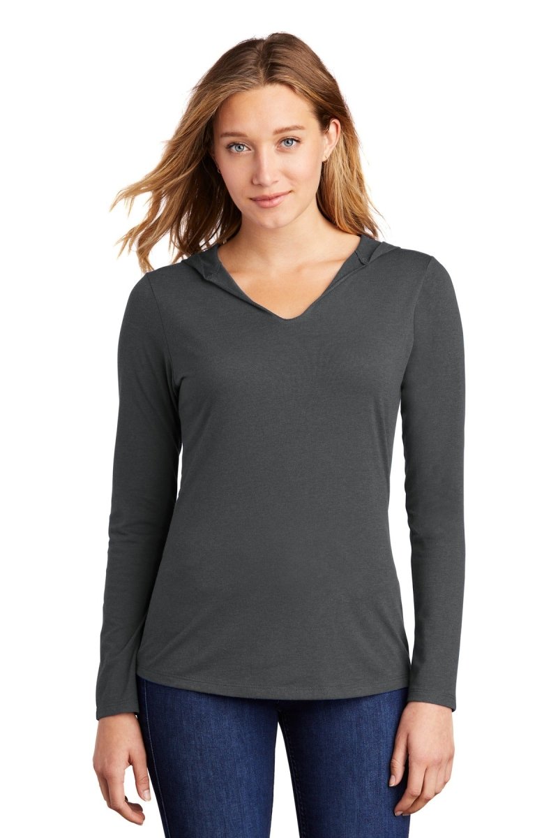 District® Women's Perfect Tri® Long Sleeve Hoodie. DM139L - uslegacypromotions