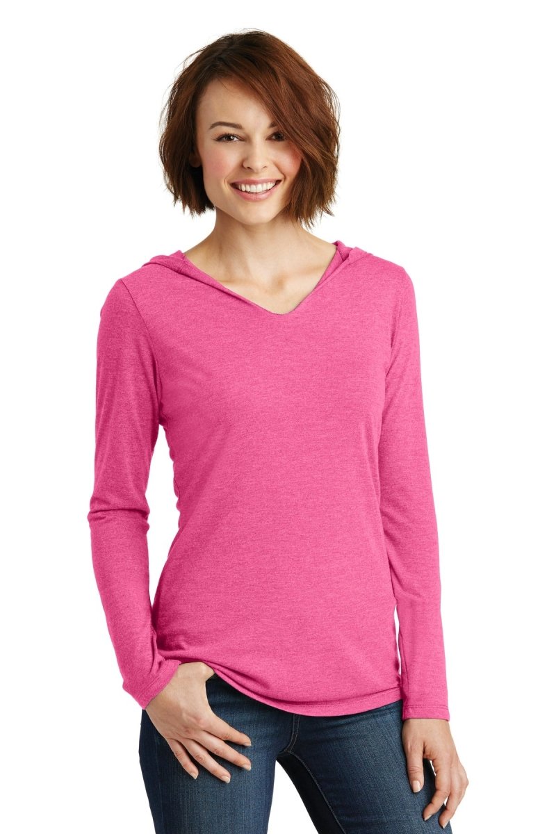 District® Women's Perfect Tri® Long Sleeve Hoodie. DM139L - uslegacypromotions