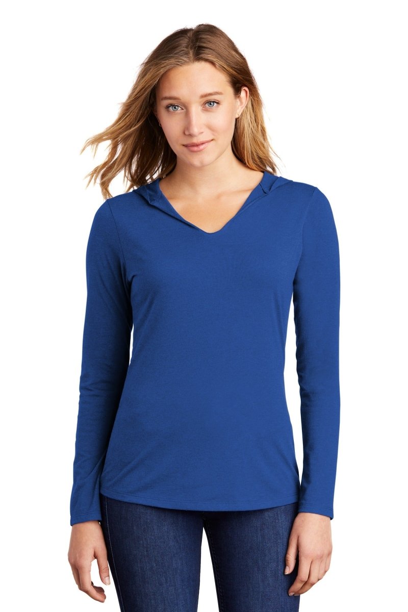 District® Women's Perfect Tri® Long Sleeve Hoodie. DM139L - uslegacypromotions