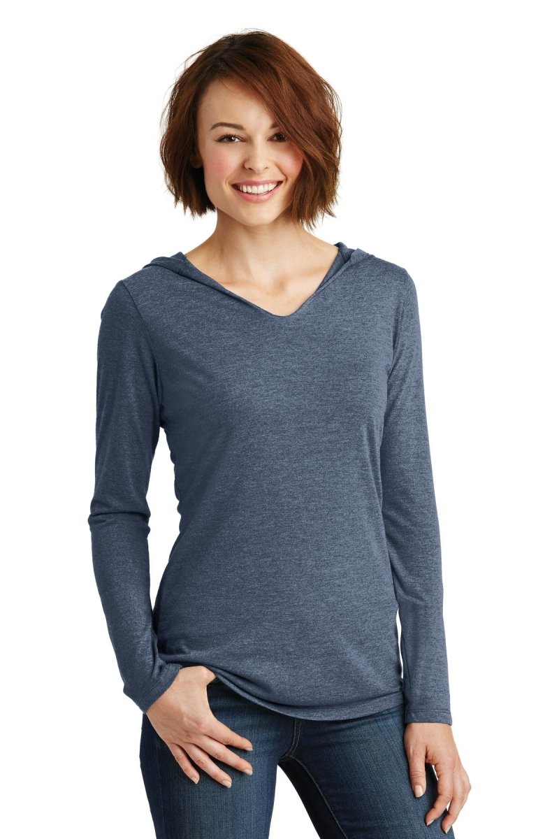 District® Women's Perfect Tri® Long Sleeve Hoodie. DM139L - uslegacypromotions