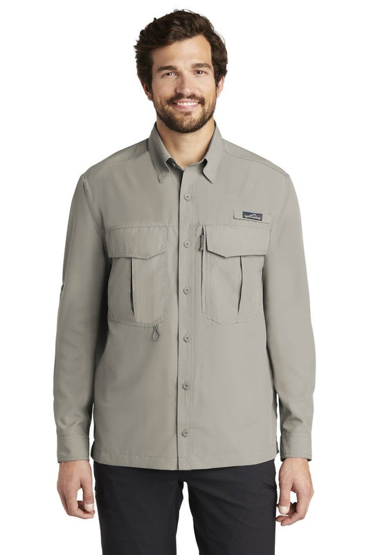 Eddie Bauer® - Long Sleeve Performance Fishing Shirt. EB600 - uslegacypromotions