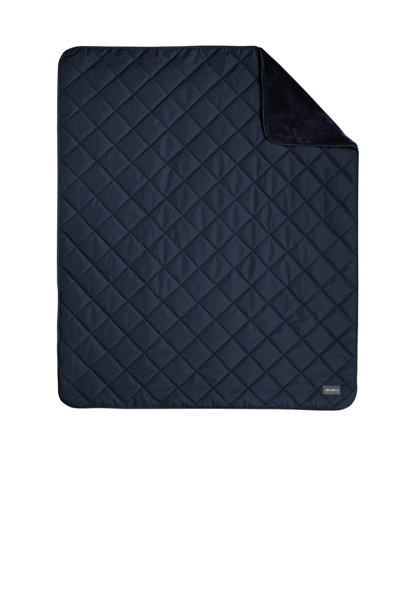 Eddie Bauer® Quilted Insulated Fleece Blanket EB751 - uslegacypromotions