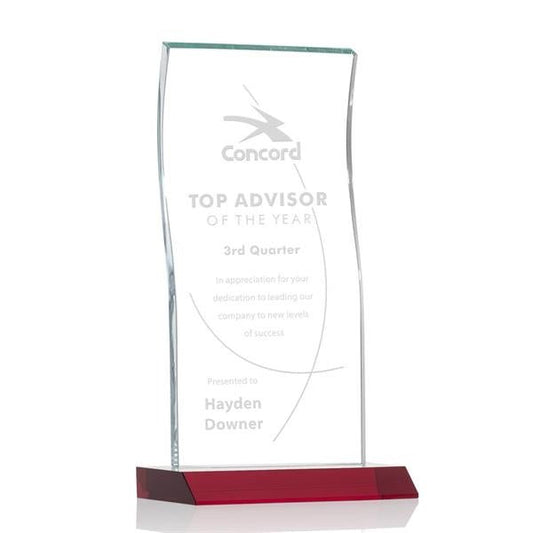 Edmonton Award - Red - uslegacypromotions