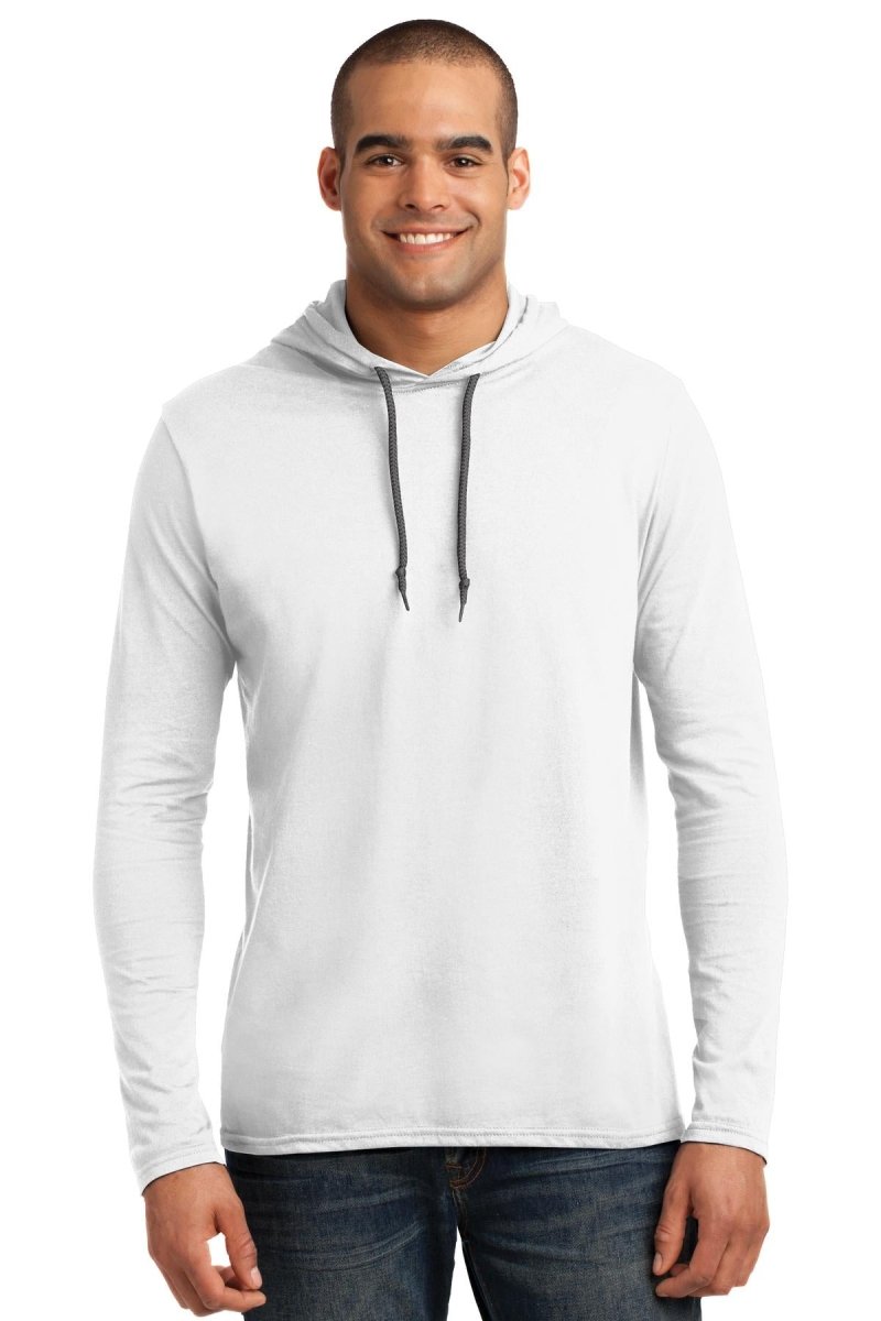 Gildan® 100% Ring Spun Cotton Long Sleeve Hooded T-Shirt. 987 - uslegacypromotions