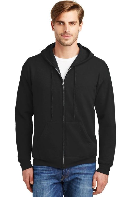 Hanes® - EcoSmart® Full-Zip Hooded Sweatshirt. P180 - uslegacypromotions