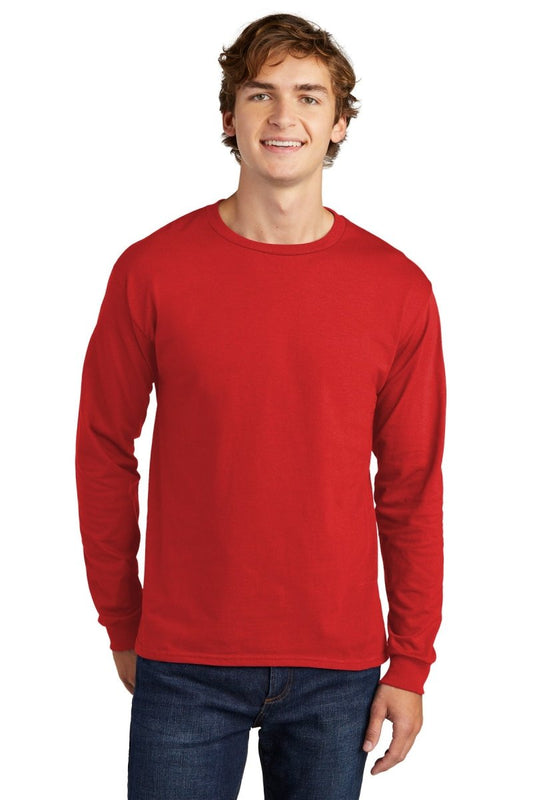 Hanes® Essential-T 100% Cotton Long Sleeve T-Shirt 5286 - uslegacypromotions