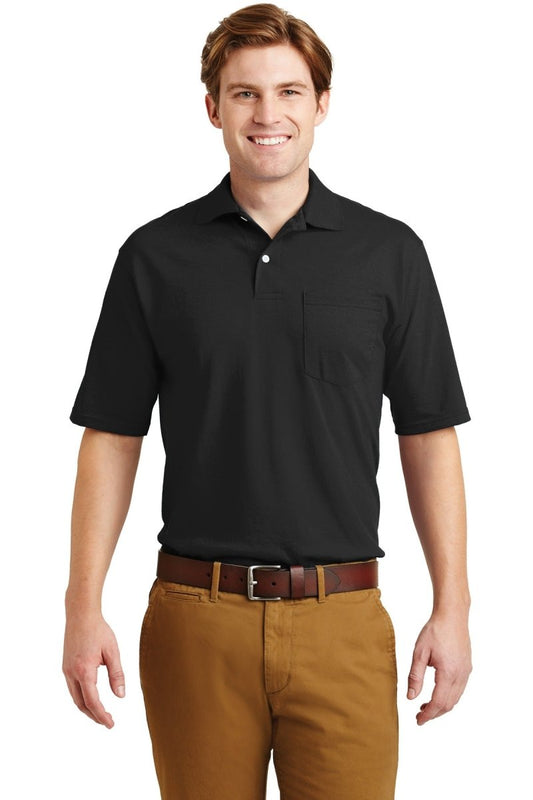 Jerzees® -SpotShield™ 5.4-Ounce Jersey Knit Sport Shirt with Pocket. 436MP - uslegacypromotions