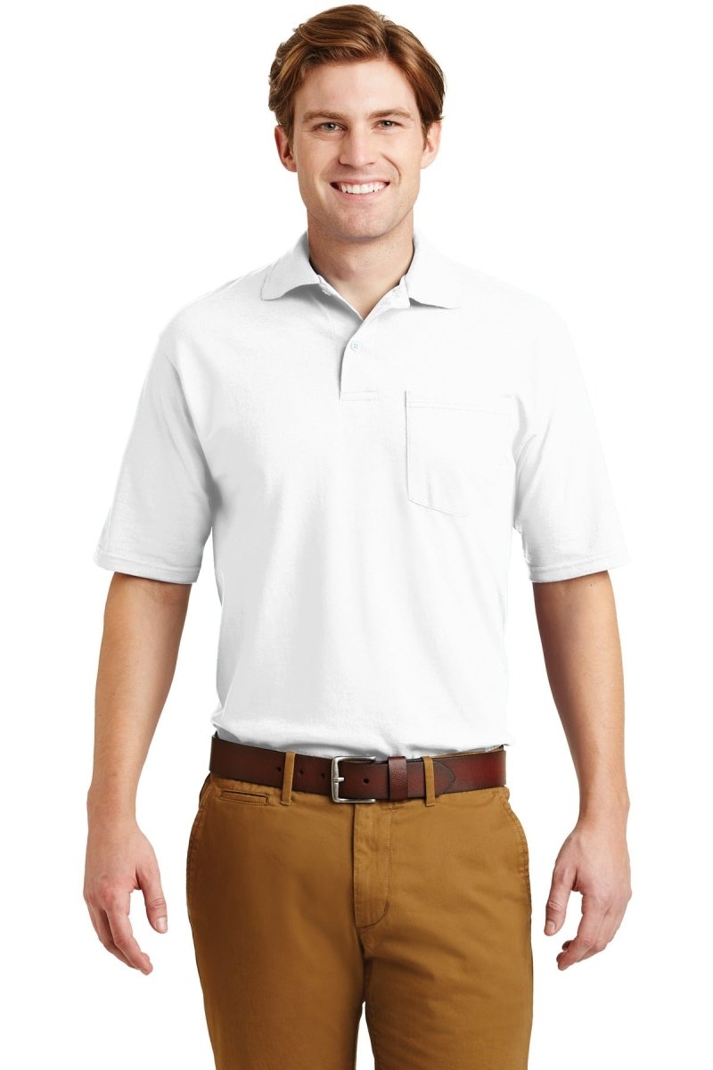 Jerzees® -SpotShield™ 5.4-Ounce Jersey Knit Sport Shirt with Pocket. 436MP - uslegacypromotions
