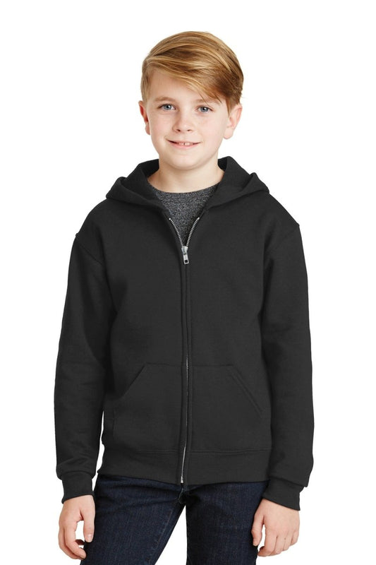 Jerzees® - Youth NuBlend® Full-Zip Hooded Sweatshirt. 993B - uslegacypromotions