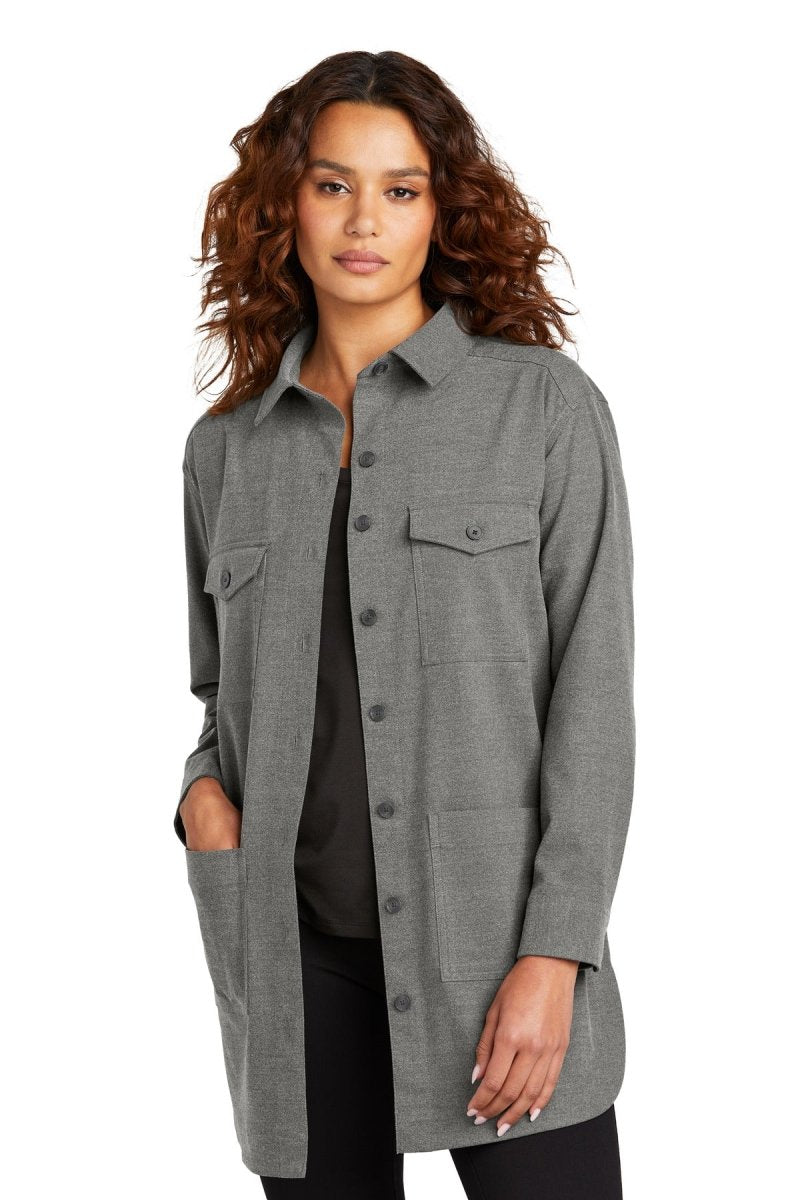 Mercer+Mettle¢â€žÂ¢ Women's Long Sleeve Twill Overshirt MM2021 - uslegacypromotions