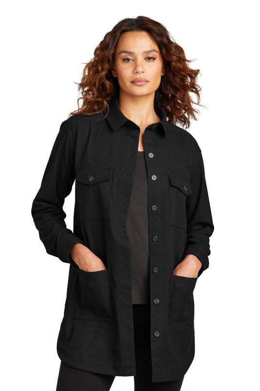 Mercer+Mettle¢â€žÂ¢ Women's Long Sleeve Twill Overshirt MM2021 - uslegacypromotions