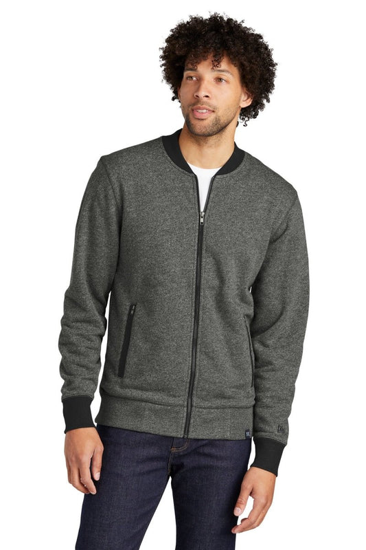 New Era ® French Terry Baseball Full-Zip. NEA503 - uslegacypromotions
