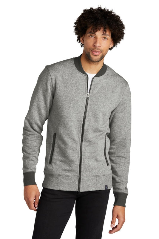 New Era ® French Terry Baseball Full-Zip. NEA503 - uslegacypromotions