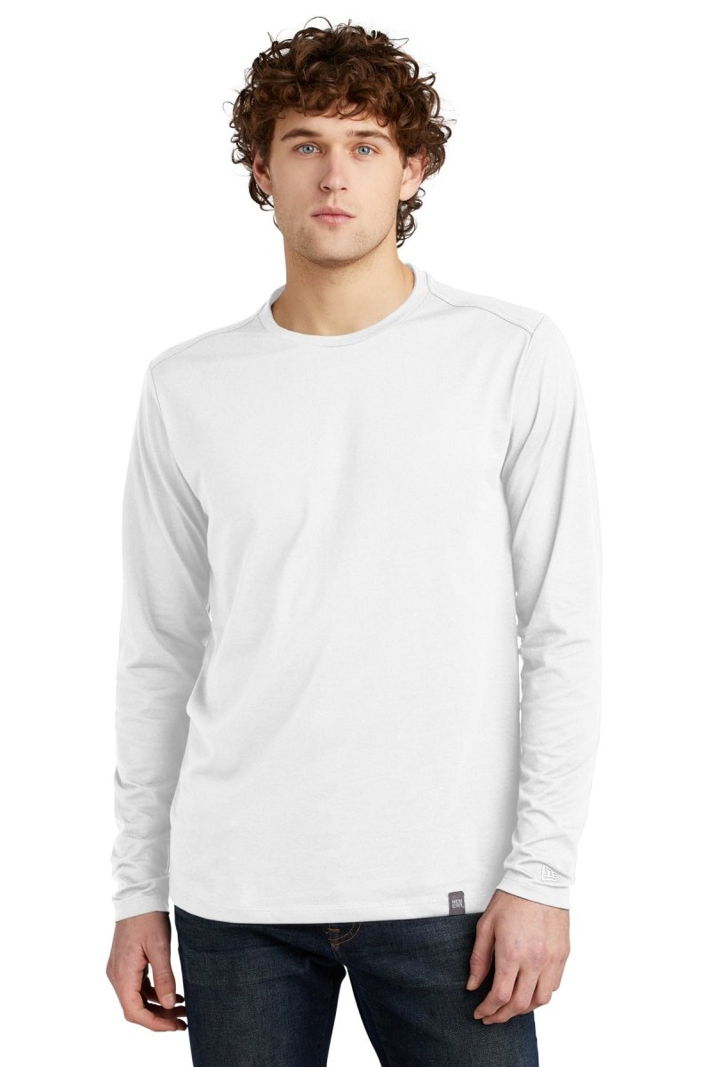 New Era ® Heritage Blend Long Sleeve Crew Tee. NEA102 - uslegacypromotions