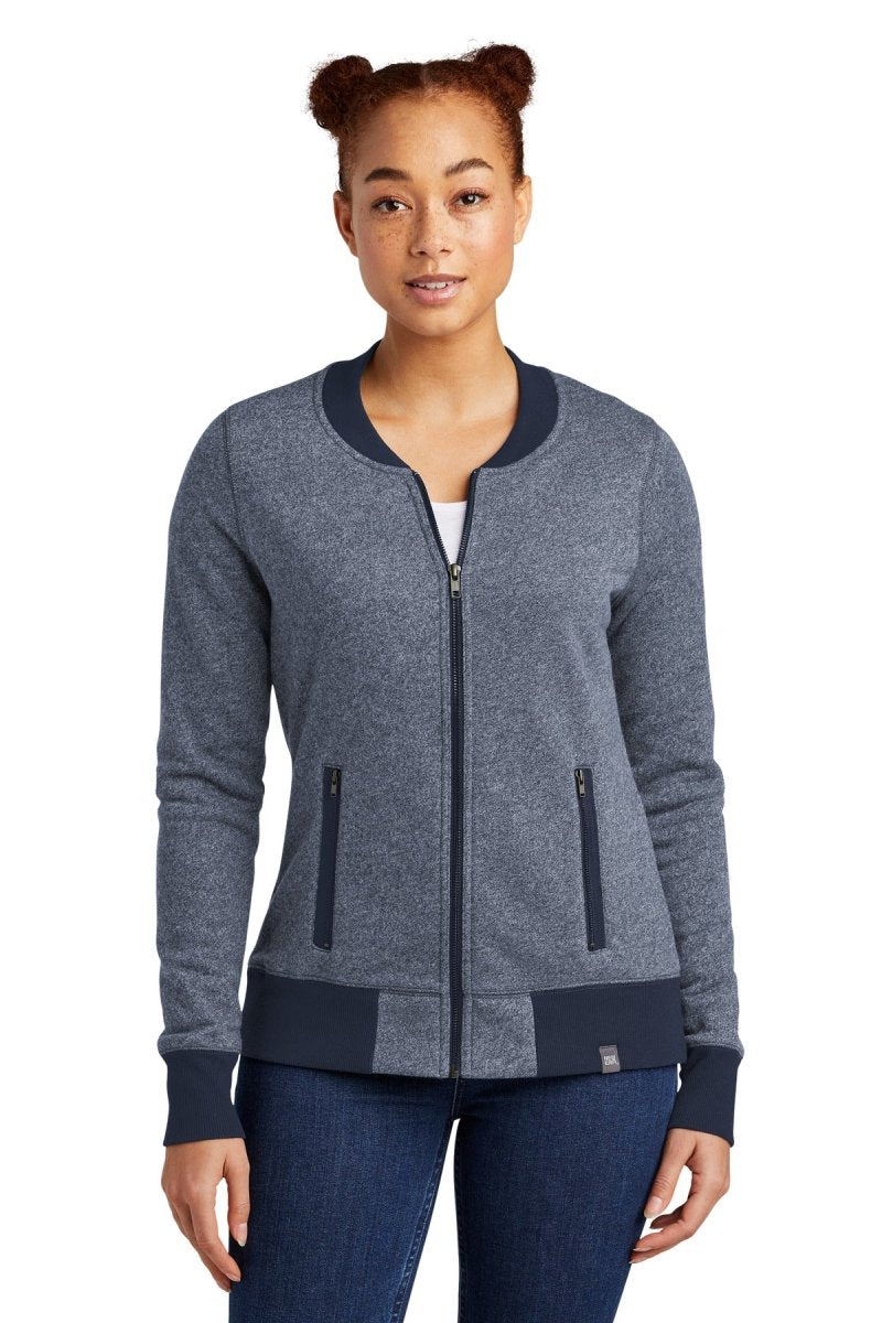 New Era ® Ladies French Terry Baseball Full-Zip. LNEA503 - uslegacypromotions