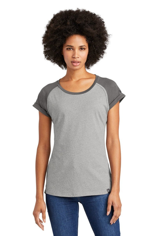 New Era ® Ladies Heritage Blend Varsity Tee. LNEA107 - uslegacypromotions
