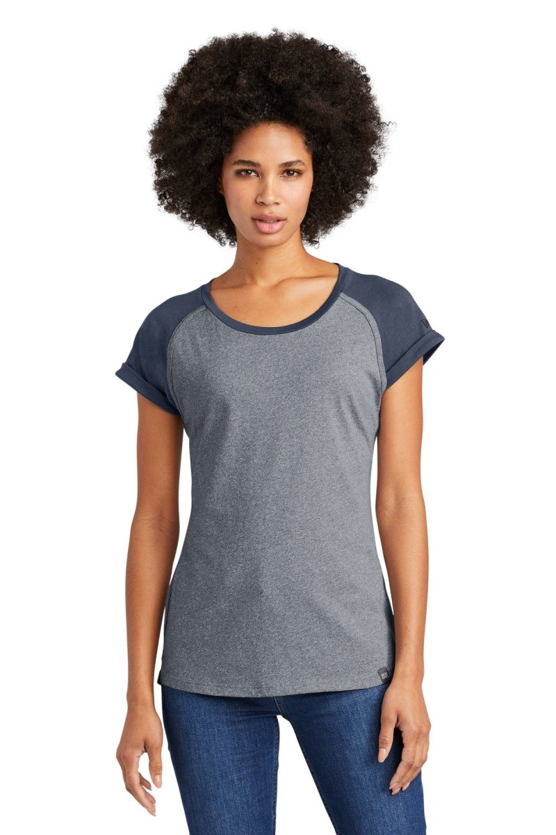 New Era ® Ladies Heritage Blend Varsity Tee. LNEA107 - uslegacypromotions