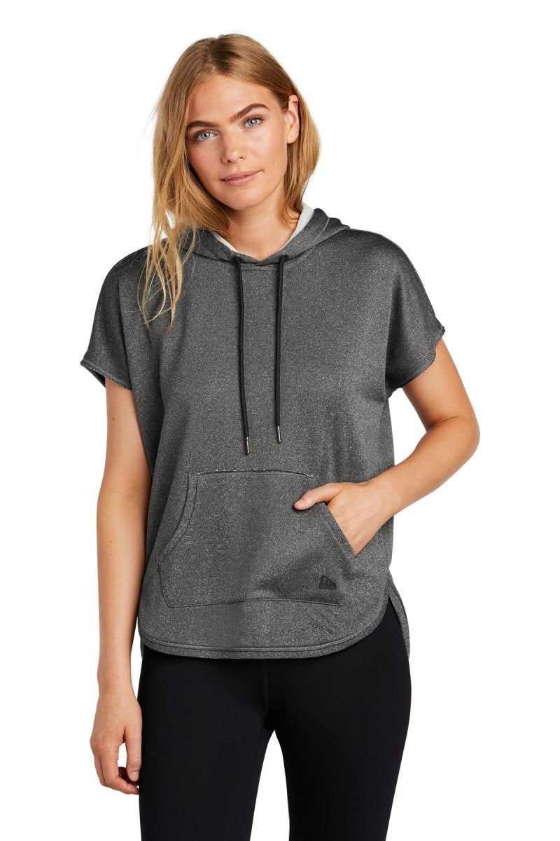New Era ® Ladies Performance Terry Short Sleeve Hoodie LNEA533 - uslegacypromotions