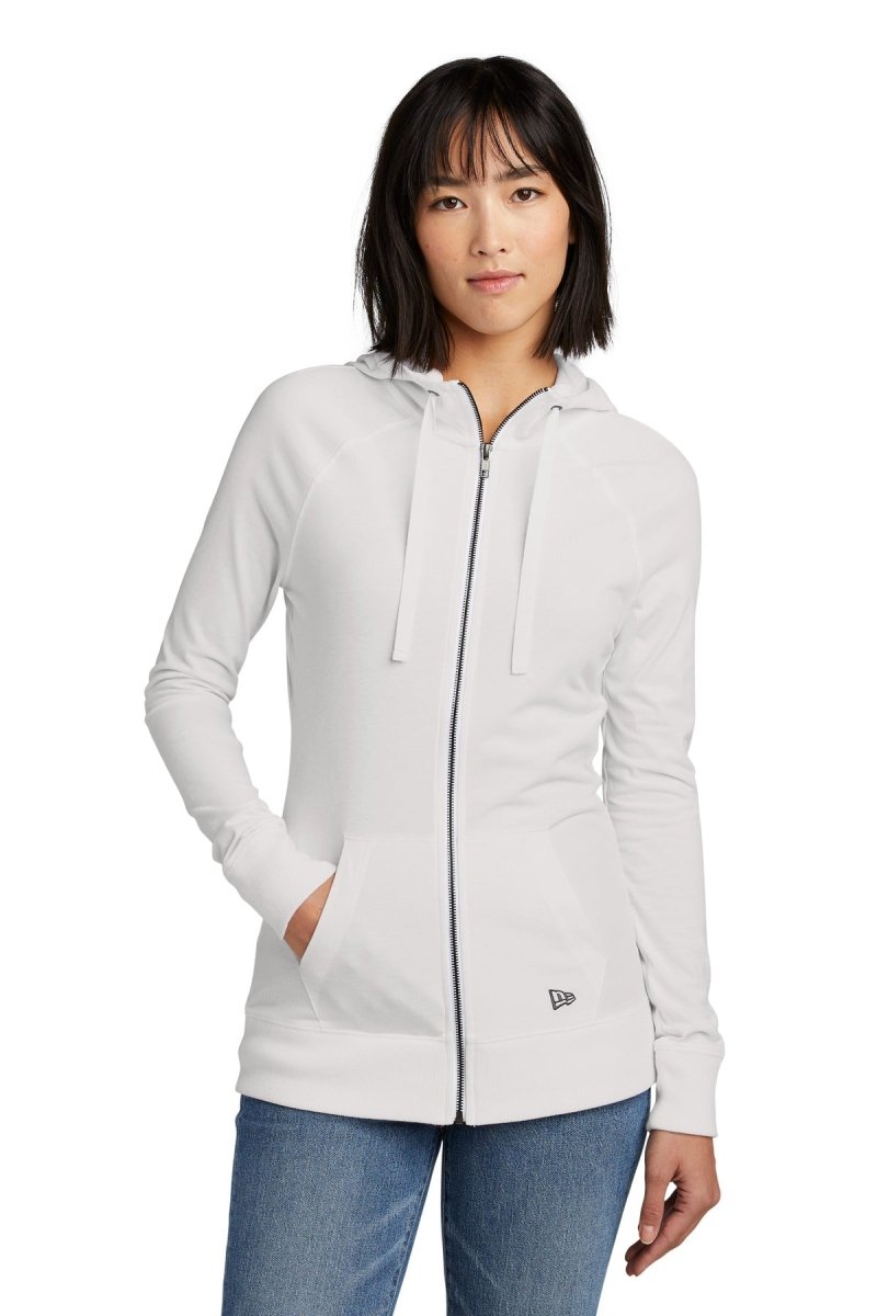 New Era ® Ladies Sueded Cotton Blend Full-Zip Hoodie. LNEA122 - uslegacypromotions