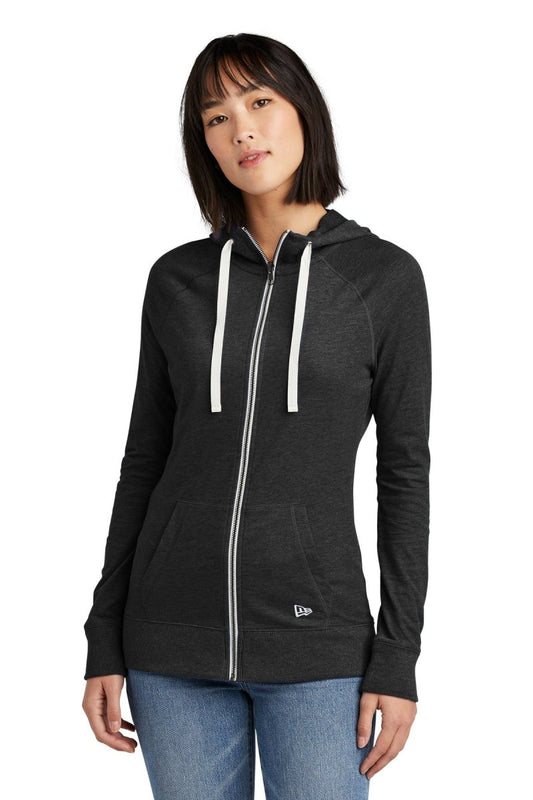 New Era ® Ladies Sueded Cotton Blend Full-Zip Hoodie. LNEA122 - uslegacypromotions