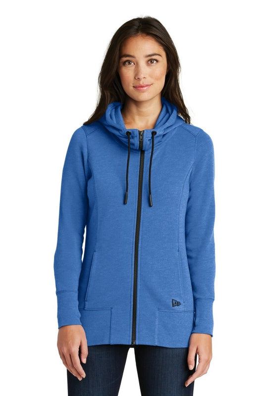 New Era ® Ladies Tri-Blend Fleece Full-Zip Hoodie. LNEA511 - uslegacypromotions