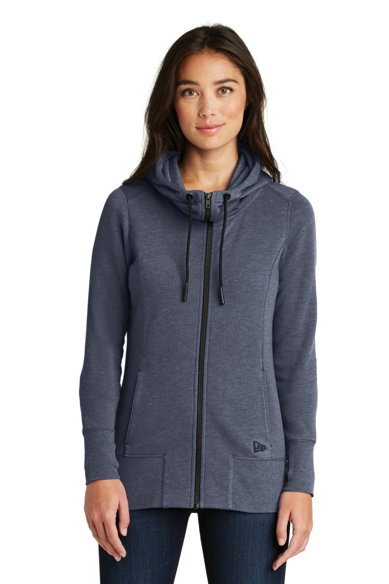 New Era ® Ladies Tri-Blend Fleece Full-Zip Hoodie. LNEA511 - uslegacypromotions