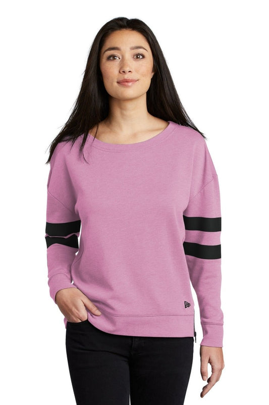 New Era ® Ladies Tri-Blend Fleece Varsity Crew LNEA513 - uslegacypromotions