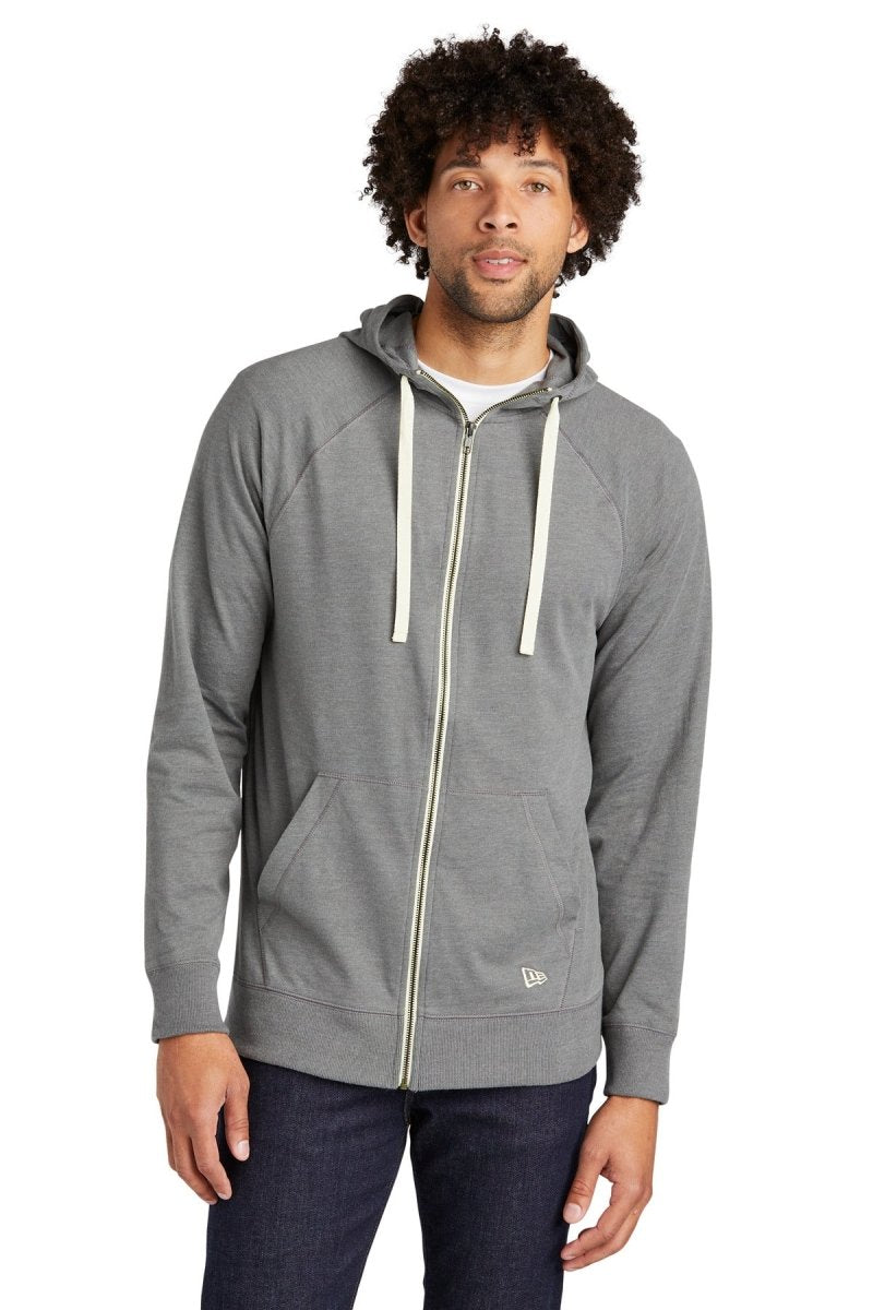 New Era ® Sueded Cotton Blend Full-Zip Hoodie. NEA122 - uslegacypromotions
