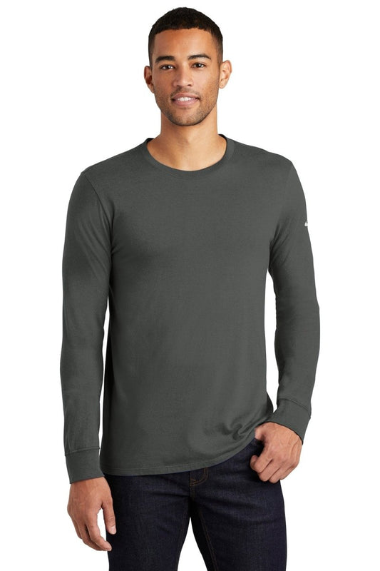 Nike Core Cotton Long Sleeve Tee. NKBQ5232 - uslegacypromotions