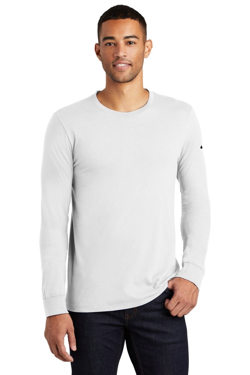 Nike Core Cotton Long Sleeve Tee. NKBQ5232 - uslegacypromotions
