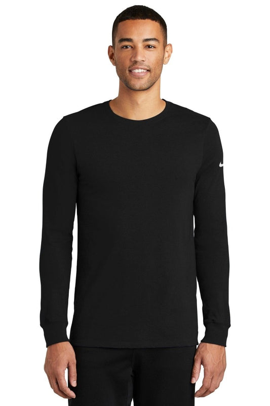 Nike Dri-FIT Cotton/Poly Long Sleeve Tee. NKBQ5230 - uslegacypromotions