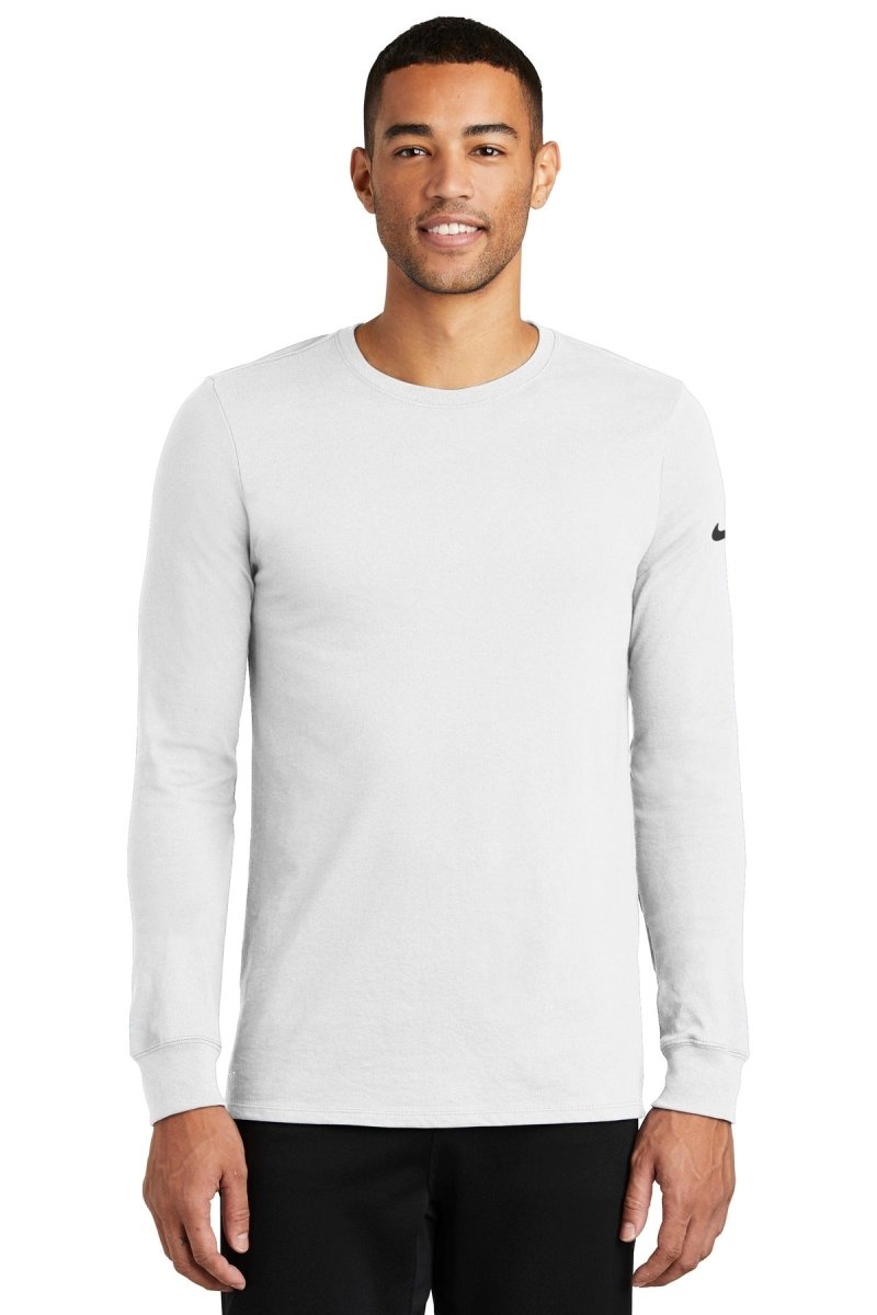 Nike Dri-FIT Cotton/Poly Long Sleeve Tee. NKBQ5230 - uslegacypromotions