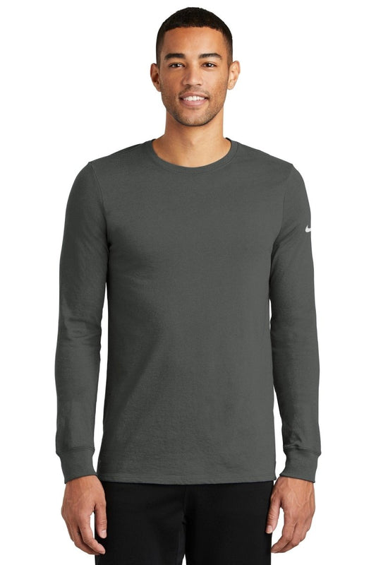 Nike Dri-FIT Cotton/Poly Long Sleeve Tee. NKBQ5230 - uslegacypromotions