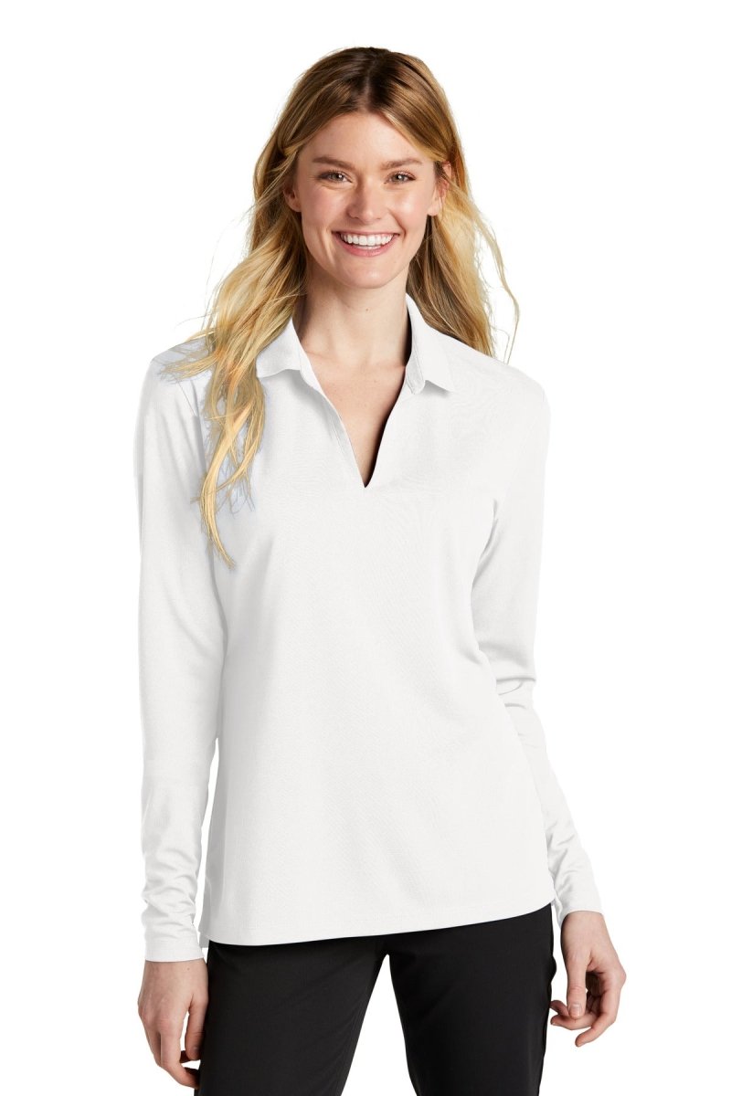 Nike Ladies Dri-FIT Micro Pique 2.0 Long Sleeve Polo NKDC2105 - uslegacypromotions