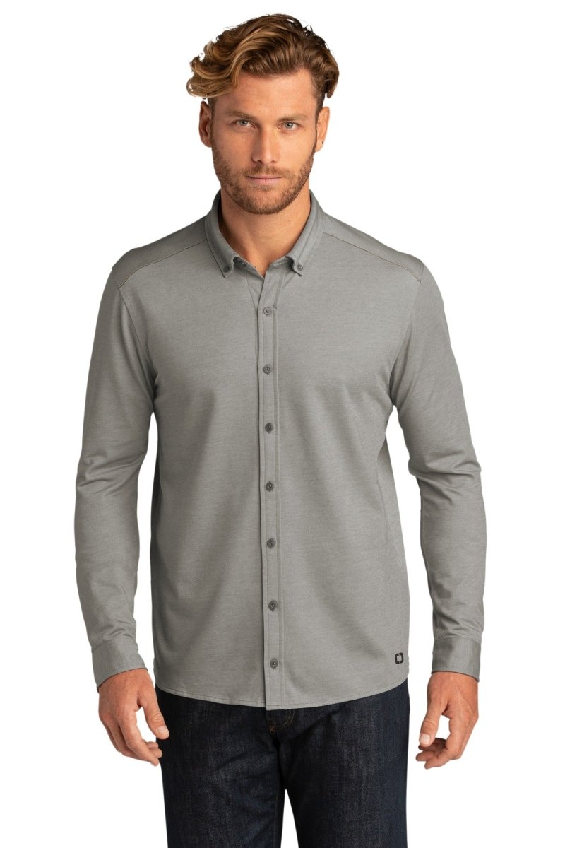 OGIO ® Code Stretch Long Sleeve Button-Up. OG145 - uslegacypromotions