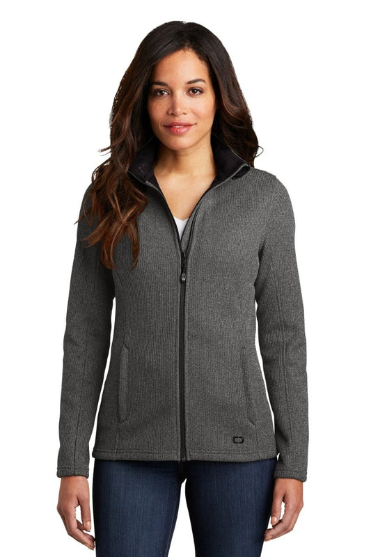 OGIO ® Ladies Grit Fleece Jacket. LOG727 - uslegacypromotions