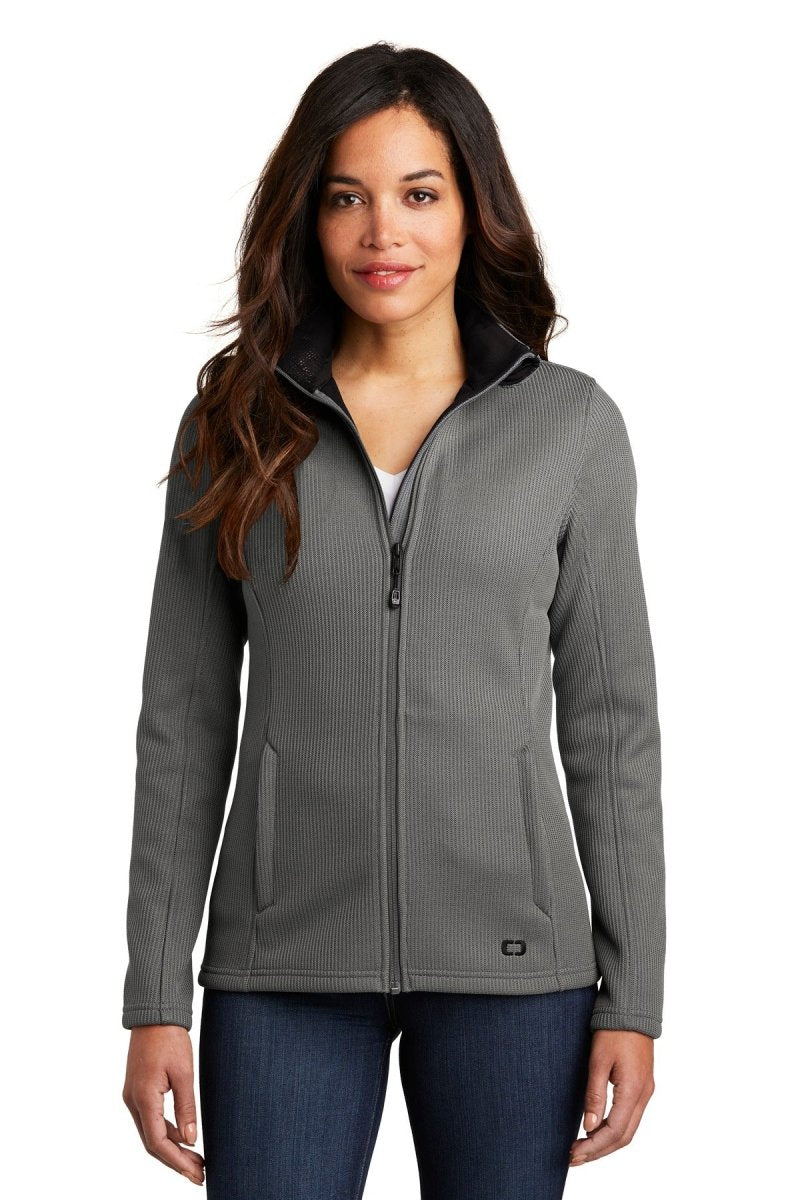 OGIO ® Ladies Grit Fleece Jacket. LOG727 - uslegacypromotions