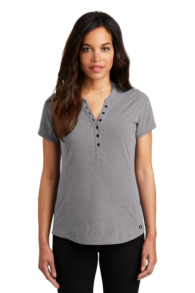 OGIO ® Ladies Tread Henley. LOG136 - uslegacypromotions