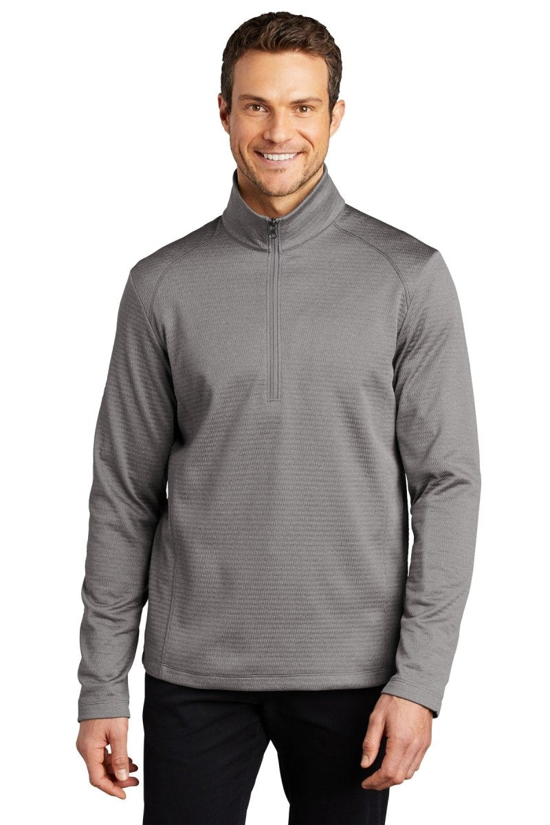 Port Authority ® Diamond Heather Fleece 1/4-Zip Pullover F248 - uslegacypromotions