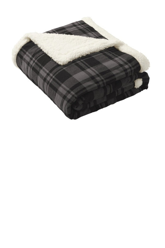 Port Authority ® Flannel Sherpa Blanket. BP43 - uslegacypromotions