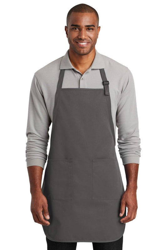 Port Authority ® Full-Length Two-Pocket Bib Apron. A600 - uslegacypromotions