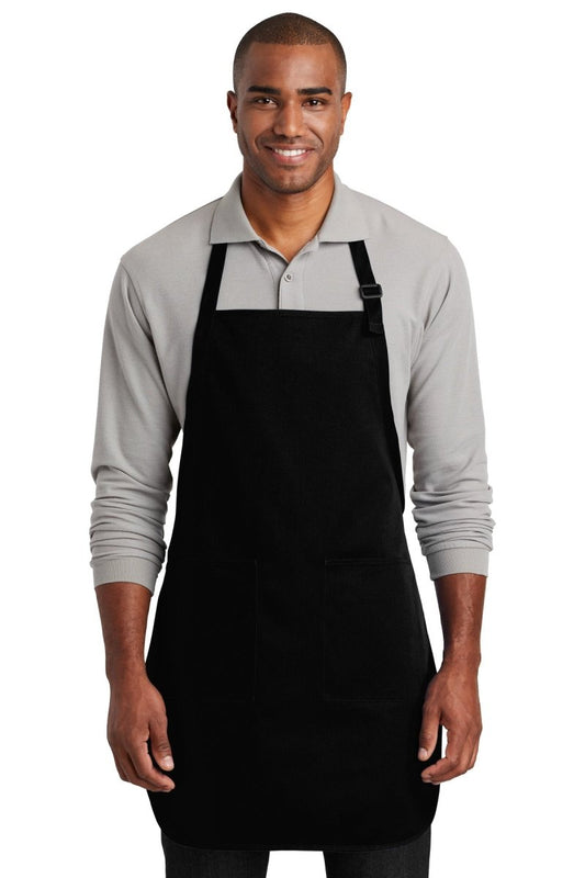 Port Authority ® Full-Length Two-Pocket Bib Apron. A600 - uslegacypromotions