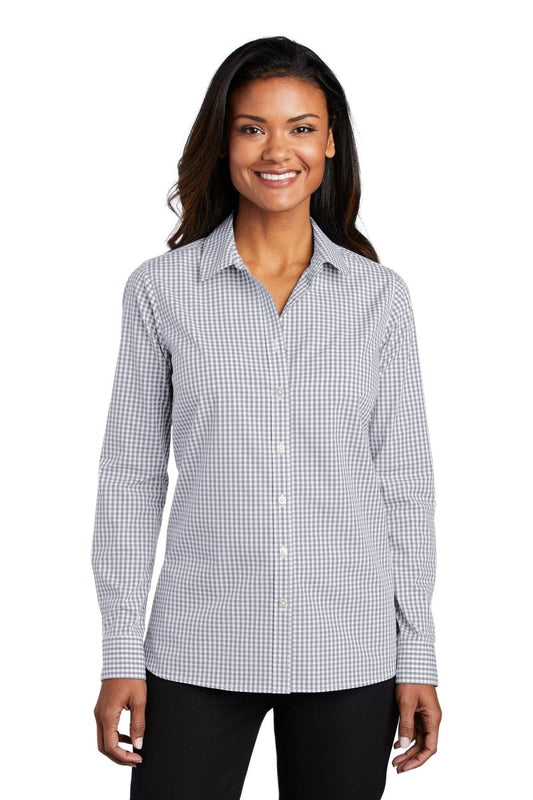 Port Authority ® Ladies Broadcloth Gingham Easy Care Shirt LW644 - uslegacypromotions