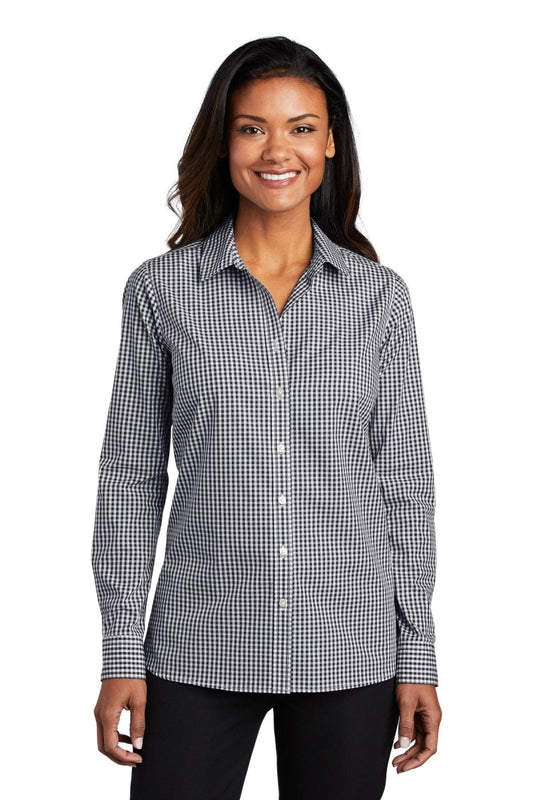 Port Authority ® Ladies Broadcloth Gingham Easy Care Shirt LW644 - uslegacypromotions
