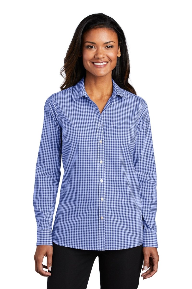 Port Authority ® Ladies Broadcloth Gingham Easy Care Shirt LW644 - uslegacypromotions