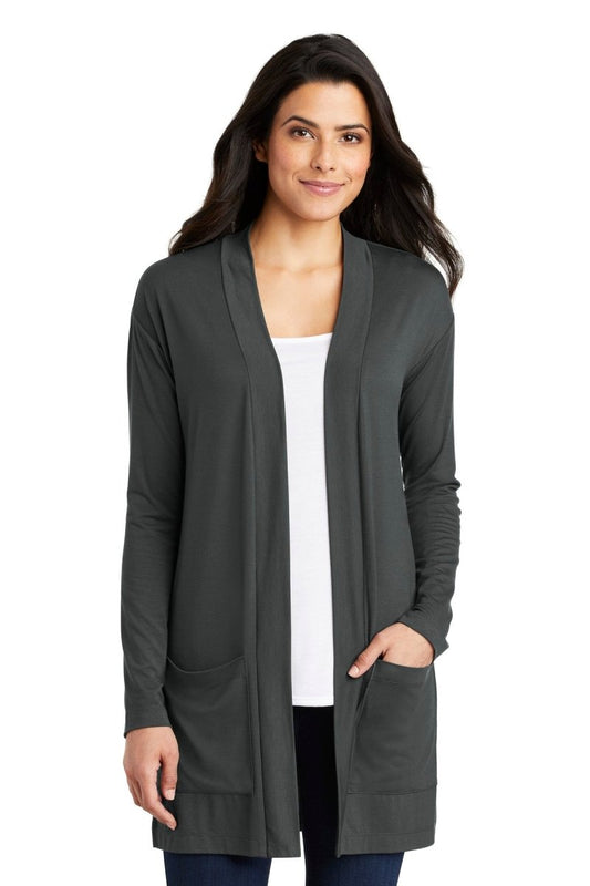 Port Authority ® Ladies Concept Long Pocket Cardigan . LK5434 - uslegacypromotions